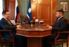Айсен Николаев провел рабочую встречу с главой Якутска Евгением Григорьевым